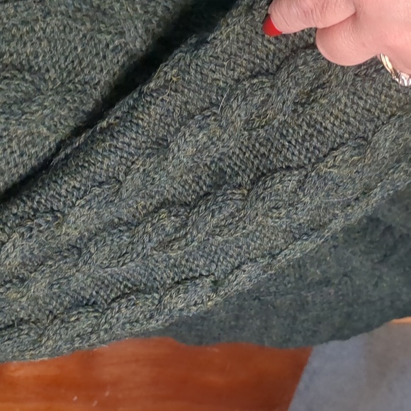 COUNTRY CLASSICS* Bunratty Shawl Neck sweater 100% wool long sleeve XXL men's - Picture 7 of 17